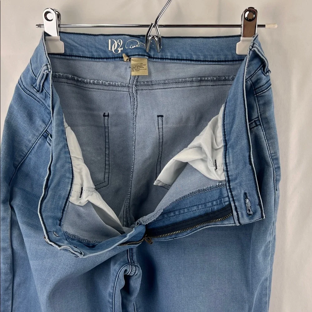 DG2 - Women’s Jeans - Size 12 - Light to Med Blue - Soft - Bedazzled